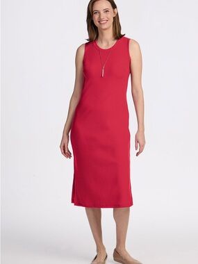 WoolX Iris Ribbed Merino Wool Dress XL Berry Ice Pop NWT